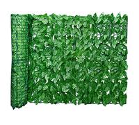 MMUK Clôture De Feuille Artificielle, Artificiel Haie Feuillage Clôture Pare-Vue Treillis De Saule Feuillage Artificiel Aménagement Paysager Protection Contre Les Rayons UV Décoration de Jardin