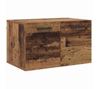 MNCVXAXG Meuble mural 60 x 36,5 x 35 cm bois ingénierie | Porte à charnière, poignées en D, montage mural, design minimaliste, couleur bois vieilli