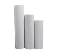 MNGHAYYR Tapis de Couloir Mariage Blanc en Polyester | Blanc, 1 m, 1,2 m, 1,5 mx 10-50 m, 2 mm, for cérémonie de mariage intérieure et extérieure(1.2x30m)