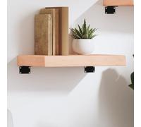 MNISDFL Étagère Murale en Bois de chêne Massif Non traité 40x20x6 cm, Tablette Rustique fabriquée à la Main avec Bord Vif, idéale comme Rangement Mural ou Dessus de Meuble Polyvalent.