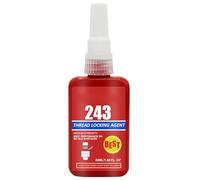 Mnozreo Colle D'étanchéité Pour Vis Métalliques,Rouge,50ML(Fixation De Vis Et Mastics De Filetage Pour Vis,Frein-Filet Lo-ctite Adhésif Anaérobie Ferme Fuites)