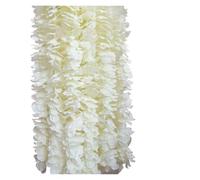 MNUvxzaewf Guirlande de Fleurs en Soie et rotin for décoration Maison, Jardin, Mariage(Milk White,20PCS)