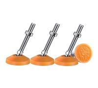 MNUvxzaewf Lot de 4 niveleurs Pieds Meubles pivotants, for et équipements mécaniques, vis en Acier au Carbone 100 mm(D60xM10x100)