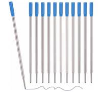 MNYXIS 20 Pièces Recharge Stylo Bille Encre Bleue, Mine Stylo Bille pour Écriture Fluide et Précise, Cartouche Stylo Bille de Rechange pour Bureau et École, Pointe Moyenne Standard