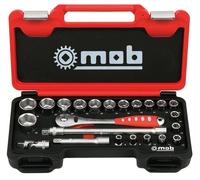 MOB Fusion Box : Coffret d'embouts et clés 23 pièces, 1/2 pouce, à six pans, avec cliquet