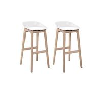 MOB-IN Lot de tabourets de Bar en Bois 65cm Riva
