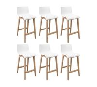 MOB-IN Lot de tabourets de Bar en chêne 65cm Tanna
