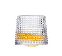 MOBEBI Verre à vin, Verre, Verres à Whisky Old Fashioned Gift Set, gobelet à Whisky en Cristal soufflé à la Main for Bourbon, Lagavulin Liquor-D-Set de 4 (Color : B, Size : Set of 2)