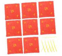 Mobestech 10pièces Housse Tissu pour Bocal à Vin Couvercles Réutilisables pour Bocal à Scellant pour Récipient