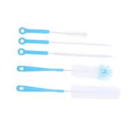 Mobestech 15pièces Set De Brosse Pour Bouteille Nettoyage Des Bouteilles Eau Biberons Et Contenants Étroits Accessoire Pratique Pour Entretien Optimal Couleur Bleue