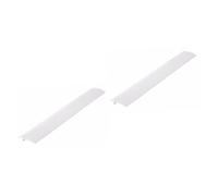 Mobestech 2pièces Couvercle De Joint De Cuisinière Les Déversements Bande Adhésive Pour Espaces Entre Le Réchaud Plan De Travail Facile à Nettoyer Blanc