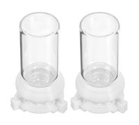 Mobestech Abreuvoir à Fourmis en Verre et Plastique Lot de 2 Pièces 10ml Mangeoire Facile à Utiliser pour Fourmilière pour L'élevage de Fourmis