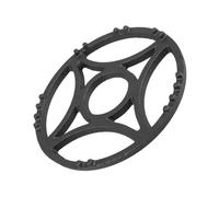 Mobestech Anneau Support Wok En Fonte 17,5 Cm Antidérapant Pour Cuisinière à Gaz Grille Accessoire Cuisson Stable Polyvalent Pour Petites Casseroles Usage Intérieur Extérieur Camping