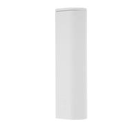 Mobestech Boîte de Rangement pour Piles d’appareils auditifs, 10 cellules, Plastique Blanc, Compartiment dédié, Trou pour Porte-clés, pour Voyage