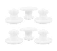 Mobestech Bouchon en silicone pour couvercle de boîte bento 6 pièces, valve d'aération hermétique réutilisable, idéal pour contenants alimentaires au bureau et à l'école
