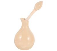 Mobestech Bouteille 100ml Pratique et Facile à Verser en Céramique Blanche Design Chic pour Huiles Essentielles pour Décoration de Bureau ou Coiffeuse