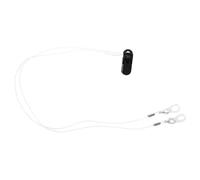 Mobestech Cordon Anti-perte pour Appareil Auditif Pince Noire, Transparent, Double Oreille, Lanière Suspendre Pratique, Compatible Contours D’oreille, Usage Quotidien pour Garçon et Filles