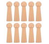 Mobestech Crochets muraux bois 10pcs 27x88mm style ferme à visser pour organisation de serviettes et vêtements - robuste et facile à installer pour chambre et entrée
