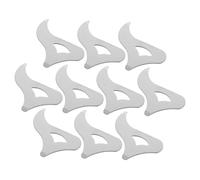 Mobestech Lot de 10 Mini Casse-Noix en Acier Inoxydable Ouvre-Noix De Macadamia Compact Et Ergonomique Outil Manuel Pratique pour Casser Pécan Et Macadamia Facile À Nettoyer
