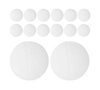 Mobestech Lot de 20 Coussinets Ronds en Silicone Alimentaire Réutilisables Surface Antiadhésive, Tapis de Cuisson Vapeur pour Paniers en Bambou, Cuisine Vapeur