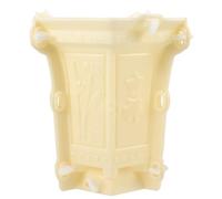 Mobestech Moule à Jardinière Hexagonal Moule à Fabriquer des Jardinières DIY en Plastique Beige pour Pot de Fleur pour Succulentes et Pot de Fleur Décoratif