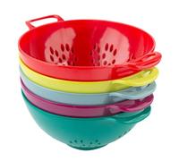 Mobestech Panier à linge 5pcs ABS multifonction pour égouttage et lavage de fruits et légumes, adapté cuisine et pendaison Couleur Aléatoire