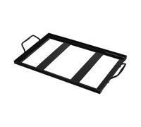Mobestech Porte-Bloc de Sel en Fer Émaillé Noir Robuste Capacité de Charge pour Barbecue et Camping, Accessoire Simple et Solide Cuisine Extérieure