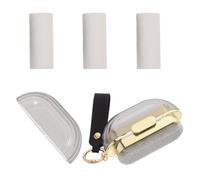 Mobestech Rouleau Anti-peluches Rond avec Dragonne Portable de Voyage | Recharge Incluses, Texture Antidérapante, Design Double Face, Poignée Semi-circulaire