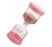 Mobestech Sablier de Minuterie pour Salle de Bain 45 Base Antidérapante en Verre Rose pour Bain et Routine de Sécurisée