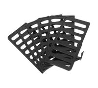 Mobestech Séparateur à Chaussures pour Meuble entrée Chaussures, Lot de 6, Plastique Noir, sans Outil, pour casier Rangement Chaussures et Meuble à Chaussures