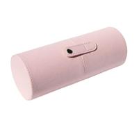 Mobestech Trousse à Pinceaux de Maquillage en PU Rose 20X8X8Cm Grosse Capacité Toucher Confortable Protection des Pinceaux Voyage pour Professionnels et Passionnés