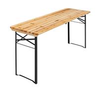 MobEventPro Table de Brasserie Pliante en Bois 180 cm