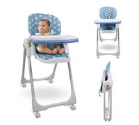 Mobiclinic® kids, Chaise haute, Évolutive, Extra pliable, Convertible en, Simba, Harnais 5 points, Roues avec freins, Double plateau amovible, Tissu lavable et, Réglable