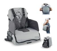 Mobiclinic ®kids, Rehausseur chaise enfant, Monkey, Haute de voyage, 6 à 36 mois, Jusqu'à 15kg, Pliable, Harnais 5 points réglable, Avec rangement, Portable, Bébé