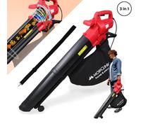 Mobiclinic, souffleur + aspirateur + broyeur de feuilles, 900W, 6 vitesses, Mobiclean, 3 en 1, léger, 35L, Pour le jardin, 220V, bandoulière