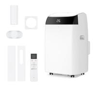 Mobile Air Conditioning 12000 BTU, 3-in-1 Air Conditioner with Exhaust Hose, Quiet, Digital Display, Remote Control, 24-Hour Timer