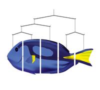 Mobile HQ-Invento Ocean Blue Tang Bleu 50x85 cm
