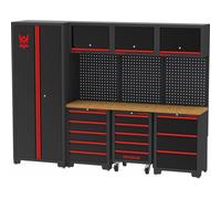 Mobilier d'atelier 4 éléments plateau bois DRAKKAR 72601