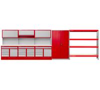 Mobilier d'atelier 6,4 m armoire rayonnage de stockage MW Tools PRACO3559KS