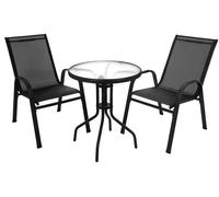Mobilier de balcon - table + 2 chaises Gardlov