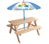 Table de pique-nique Fun House Marron Parasol (125 x ø 100 cm)
