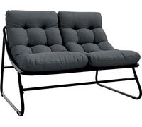 Mobilier de jardin Noir 110 x 81 x 71 cm Acier enduit de poudre