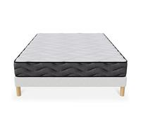 Mobilier-Deco Eden - Ensemble sommier + Matelas 20 cm 140x190