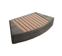 Mobilier Design pour Spa Vita premium Netspa - Diamètre Extérieur total avec mobilier 290cm PVC Tressé - Ensemble de 5 modules