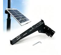 MobiWheels Support de montage réglable pour panneaux solaires de 0 à 50 W | Compatible avec l'énergie solaire, montage sur poteau, design réglable, support de petit panneau