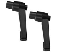 MOBUTOFU 2 Pièces Levier de Serrage Réglable M6 en Métal, Poignée à Bouton | Noir, Format Compact et Portable, Facile à Utiliser, pour Zones Étroites et Démontage D’articulation