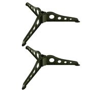 MOBUTOFU 2 Pièces Support pour Sapin de 1, 2m en Abs, Artificiel | Pied Détachable, Pince Spirale Réglable, Pieds Antidérapants, Protège le Sol, pour Décorations de Maison