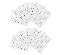 MOBUTOFU 50 Autocollants de Faux Taupes Noirs Étanches pour Visage et Corps, Aspect Réaliste et Esthétique, Utilisation Polyvalente pour Femmes Lors de Fêtes et Spectacles
