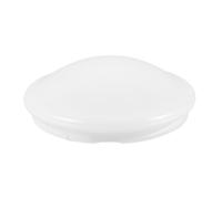 MOBUTOFU Abat-jour Rond de Lampe de Plafond en Pet Blanc, Diffuseur Plafonnier Douille, Éclairage Doux et Installation Facile pour Chambre et Salle de Bain