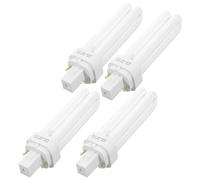 MOBUTOFU Ampoules Fluorescentes de Remplacement LED 13w Blanc à Double Tube Douille 2 Broches, Scintillement, Pack de 4 pour Lampe Fluorescente Compacte